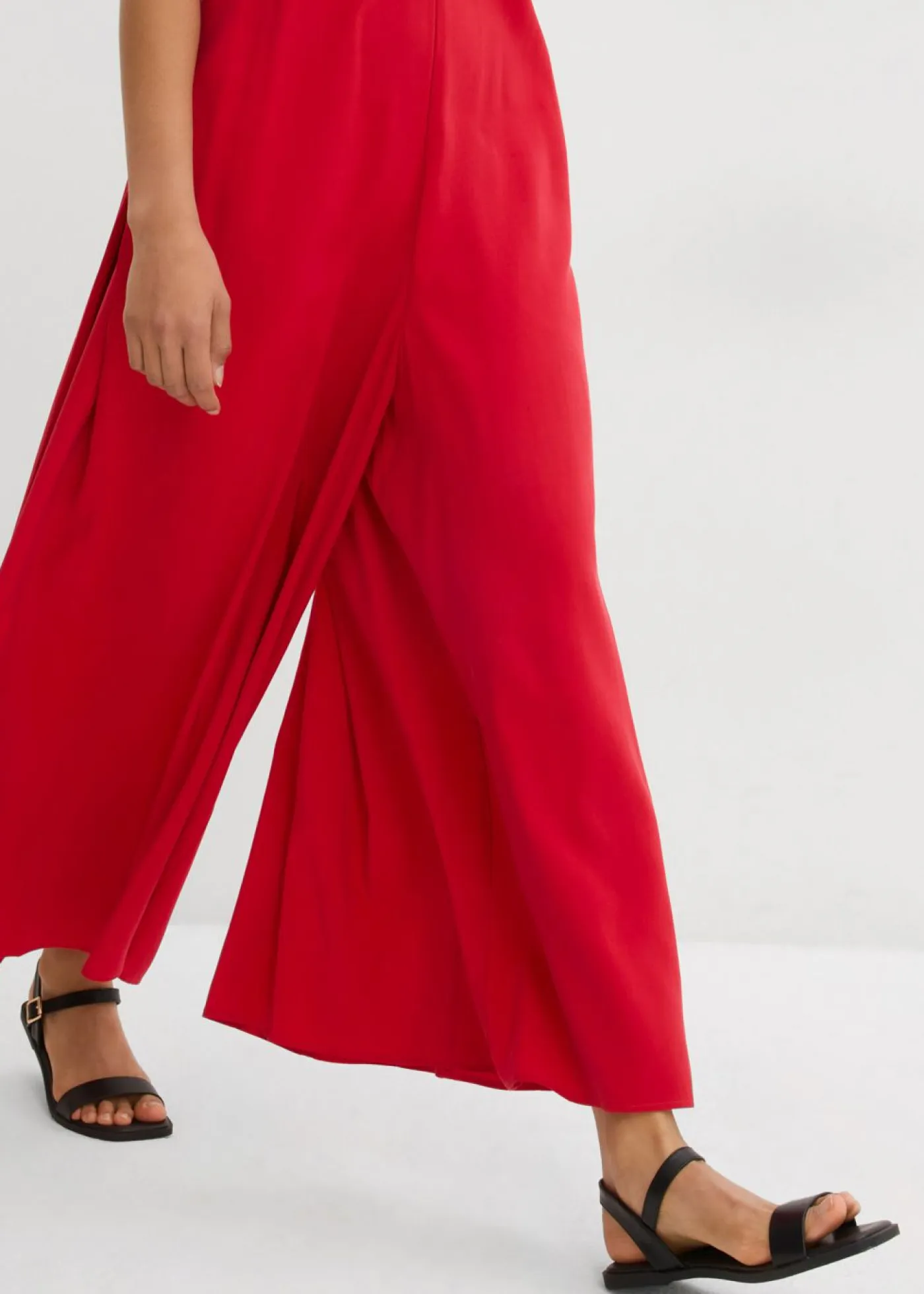 New Mono de mezcla de viscosa con tirantes ajustables Mujer Esenciales|Monos