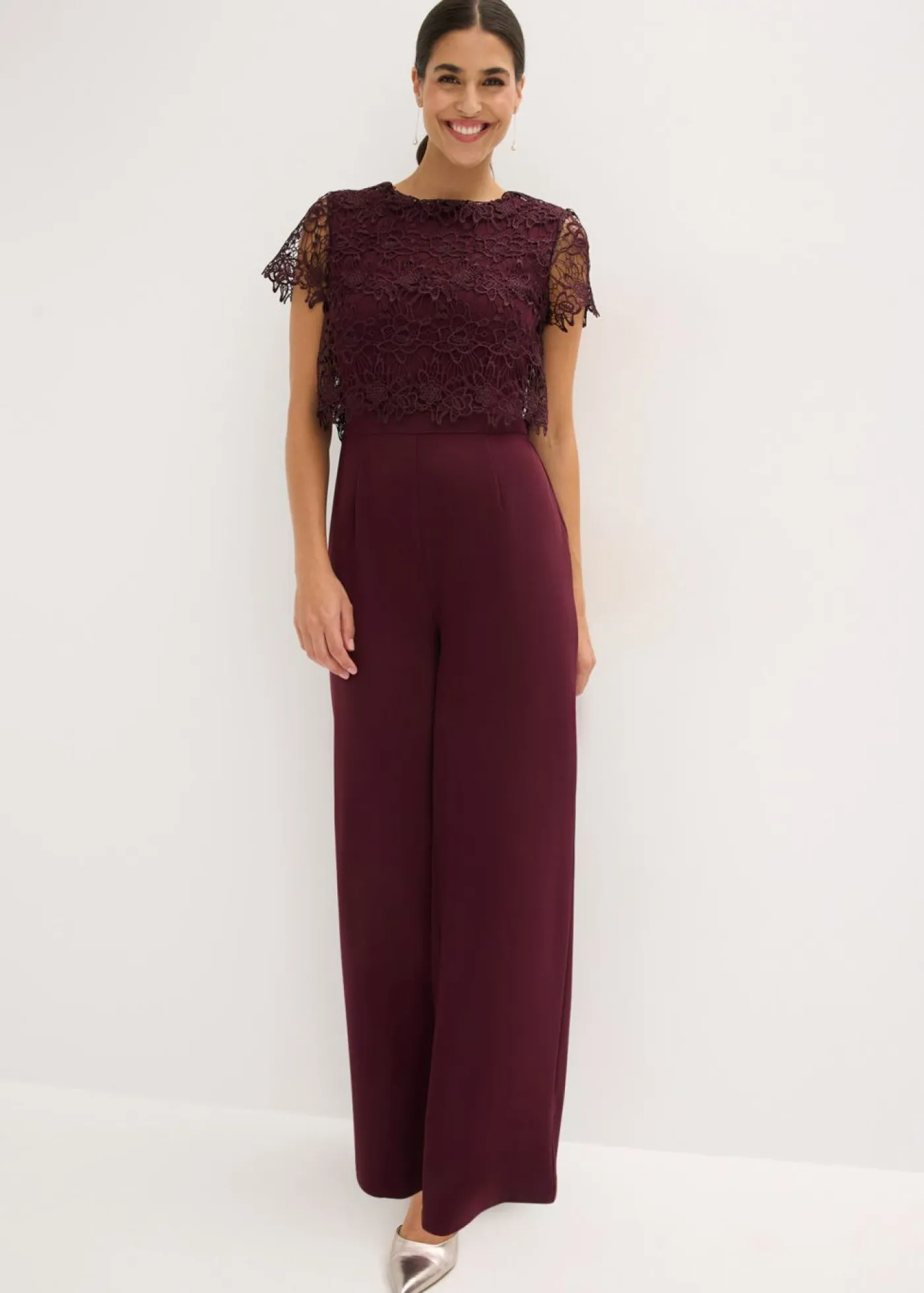 Clearance Mono de neopreno suave con encaje Mujer Monos|Tallas Pequeñas