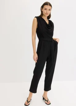 Discount Mono de punto con hombreras Mujer Monos