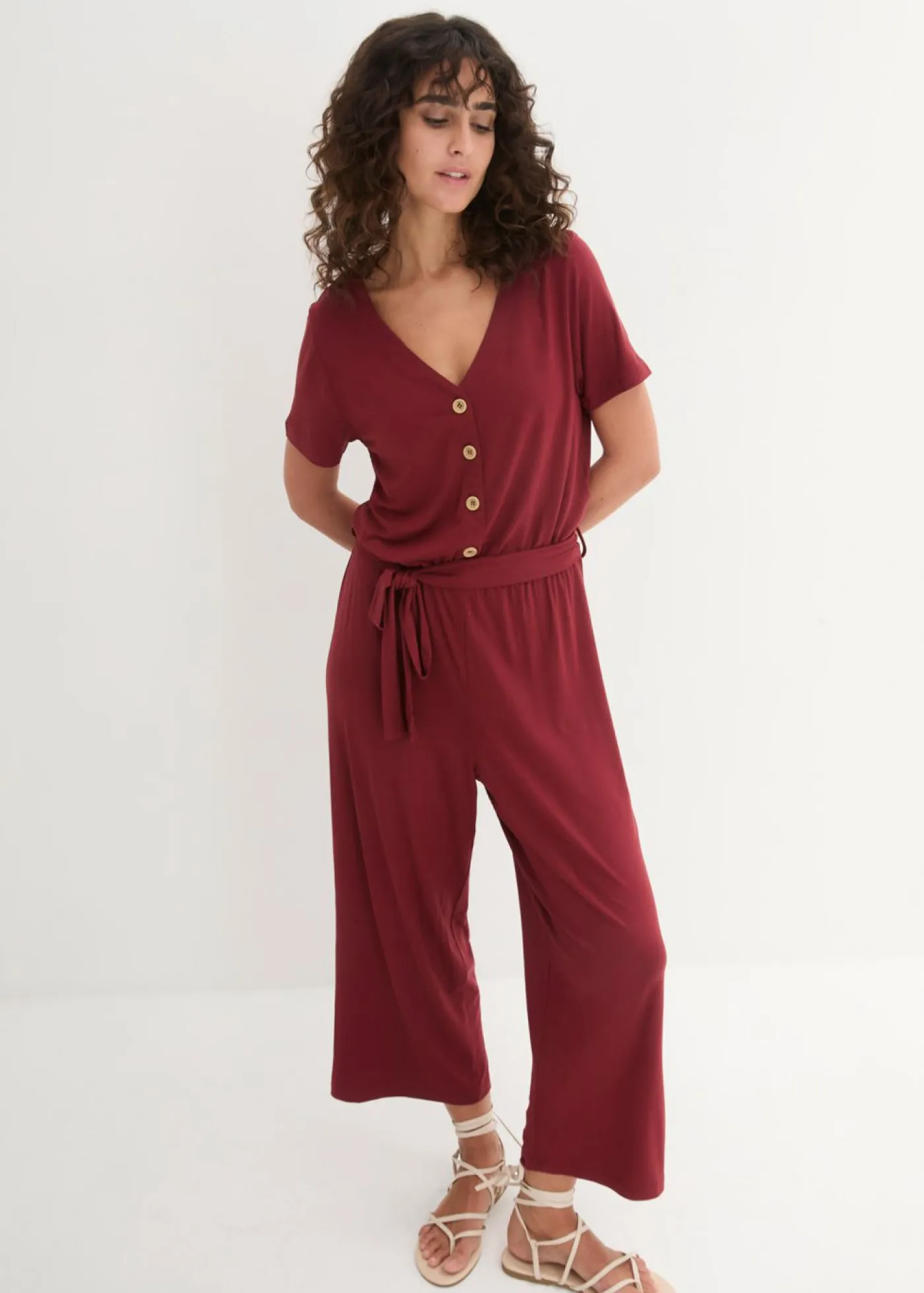 Discount Mono de punto de mezcla de viscosa Mujer Monos