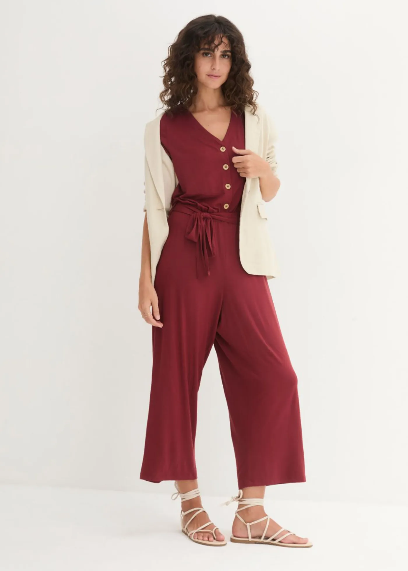 Discount Mono de punto de mezcla de viscosa Mujer Monos