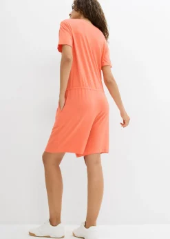 Clearance Mono de punto de mezcla de viscosa fluida Mujer Monos