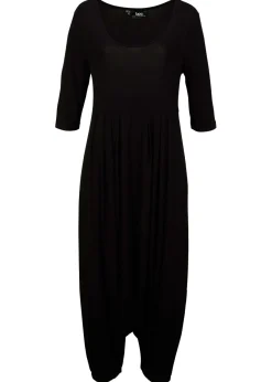 Sale Mono de punto de mezcla de viscosa fluida Mujer Monos