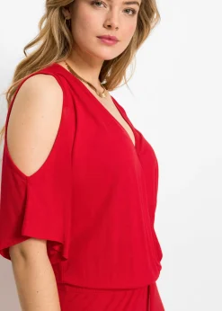 Outlet Mono de punto de viscosa fluida Mujer Monos
