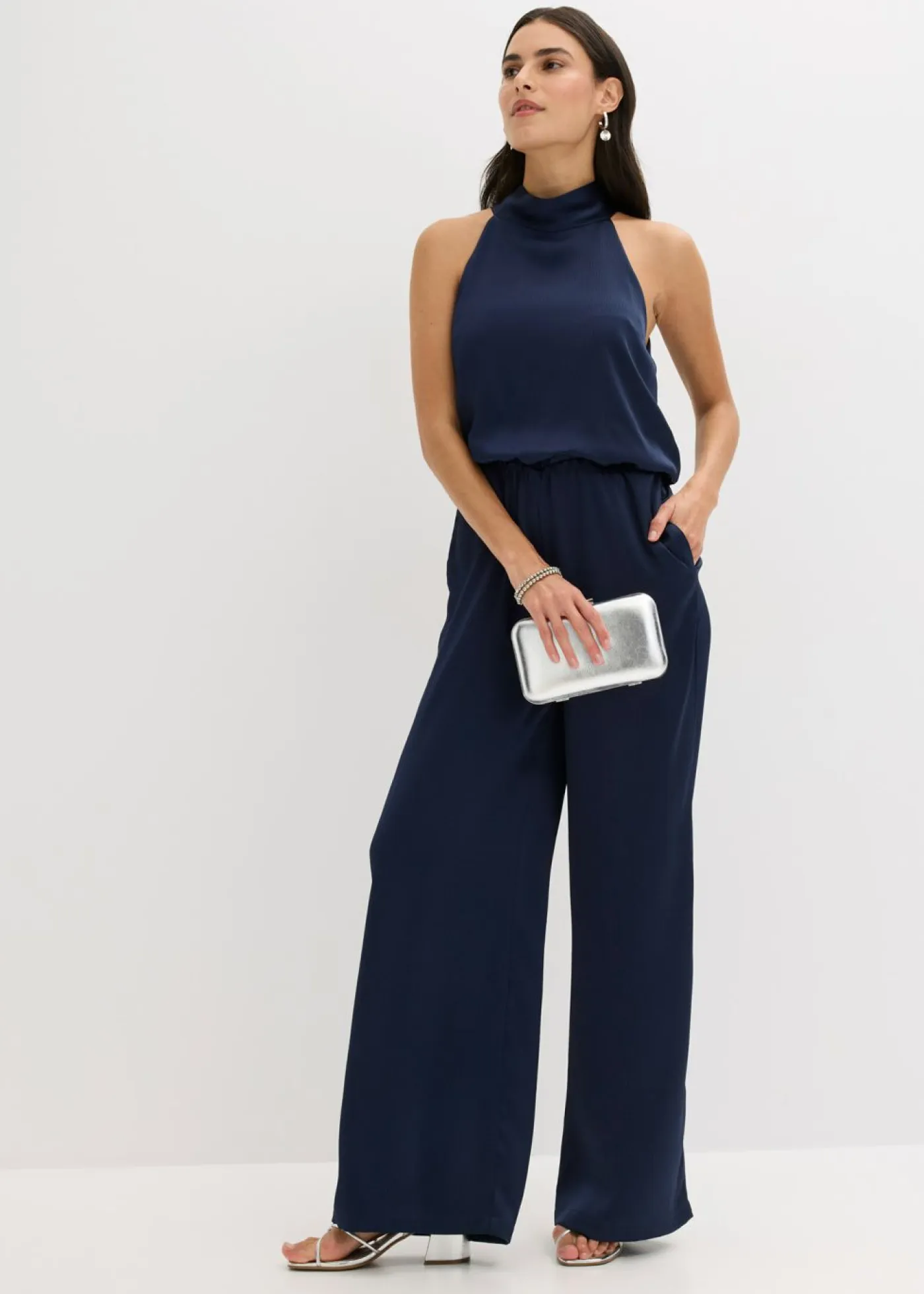 Discount Mono de satén estructurado Mujer Monos|Ropa Elegante