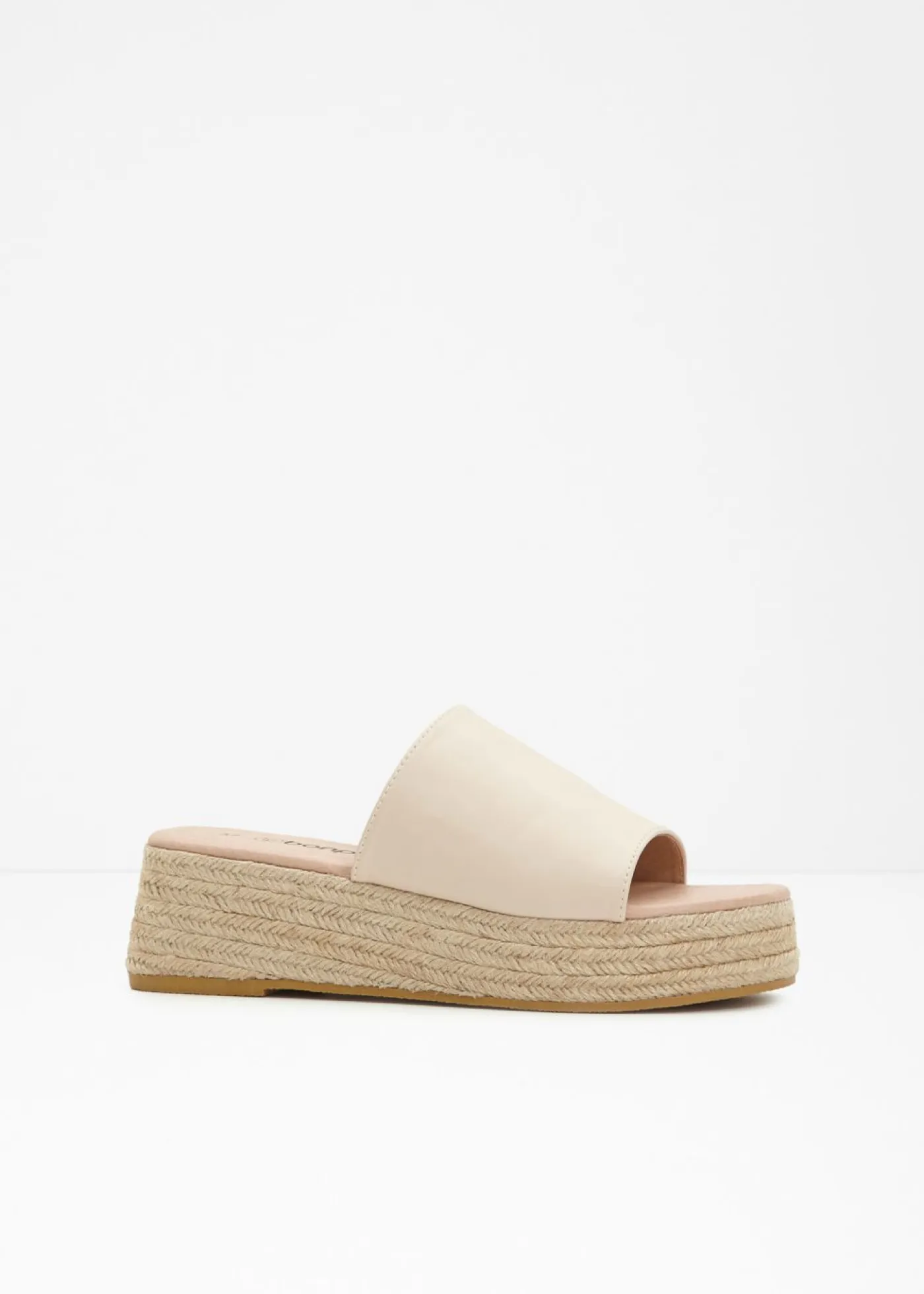 Best Mules de plataforma con aspecto de rafia Mujer Tendencias·Zapatos Veganos|Zapatos Primavera-Verano