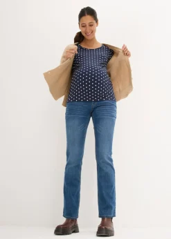 Hot Pack de 2 camisetas premamá de algodón orgánico Mujer Premamá