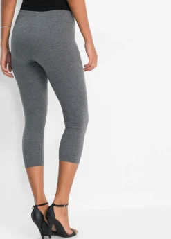 Best Pack de 2 leggings cropped Mujer Básicos|Pantalones