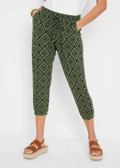 Sale Pantalón 3/4 estampado Mujer Pantalones