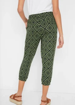 Sale Pantalón 3/4 estampado Mujer Pantalones
