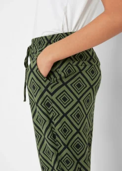 Sale Pantalón 3/4 estampado Mujer Pantalones