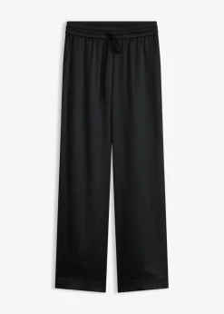 Pantalón ancho con cinturilla cómoda Mujer Pantalones