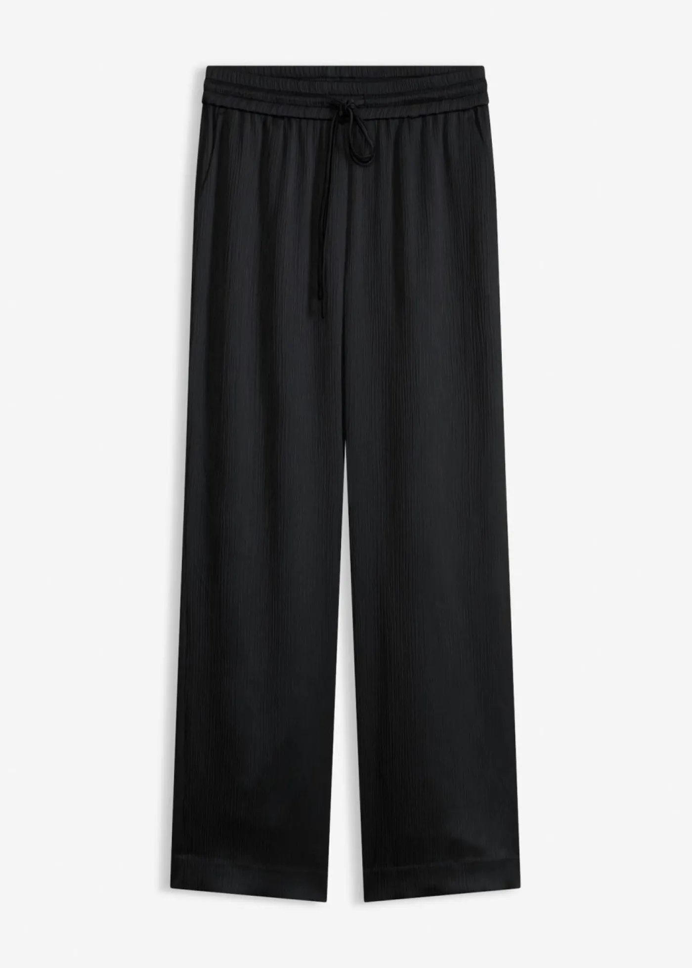 Pantalón ancho con cinturilla cómoda Mujer Pantalones