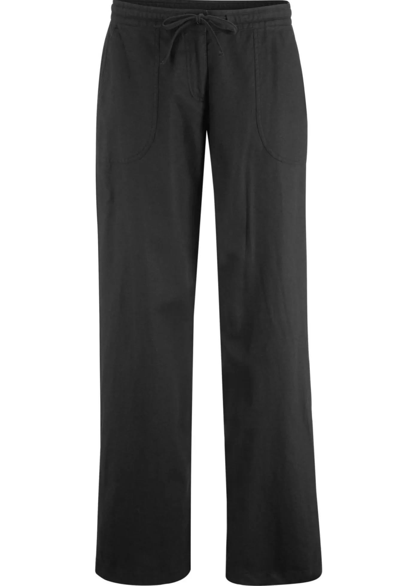 Best Pantalón ancho con lino Mujer Pantalones|Tallas Pequeñas