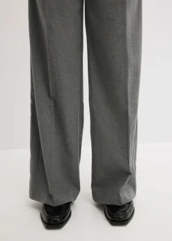 Discount Pantalón ancho de pliegues Mujer Pantalones