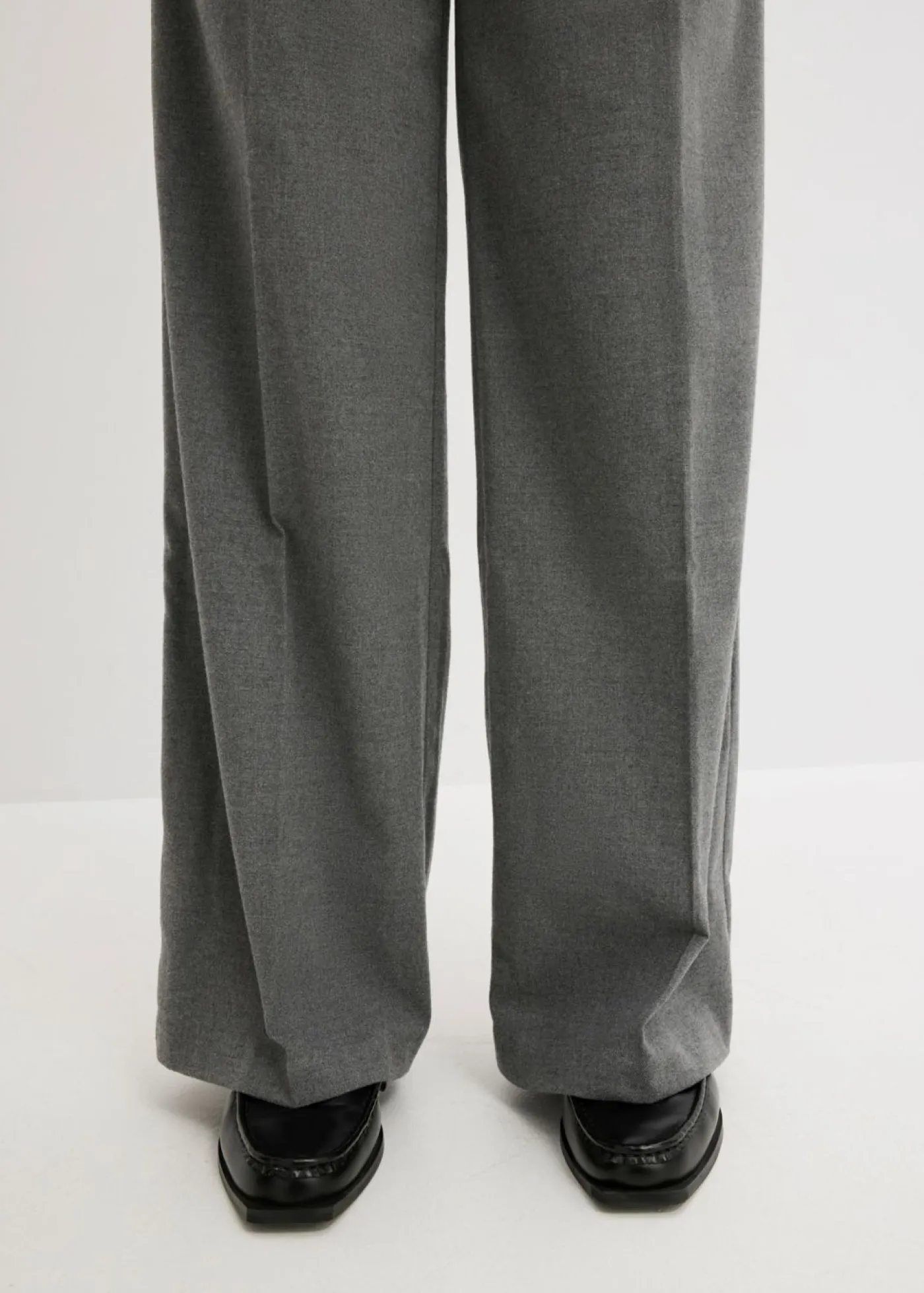 Discount Pantalón ancho de pliegues Mujer Pantalones
