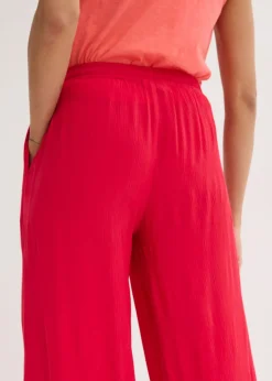 Best Pantalón ancho de viscosa fina Mujer Pantalones