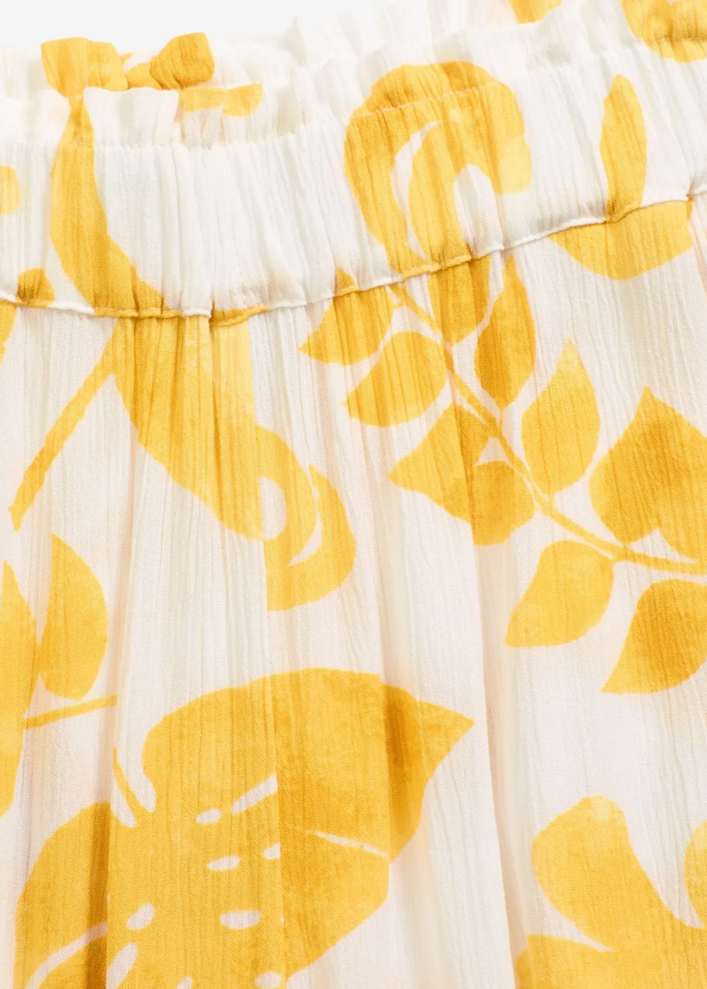 Sale Pantalón ancho estampado de viscosa estructurada Mujer Pantalones