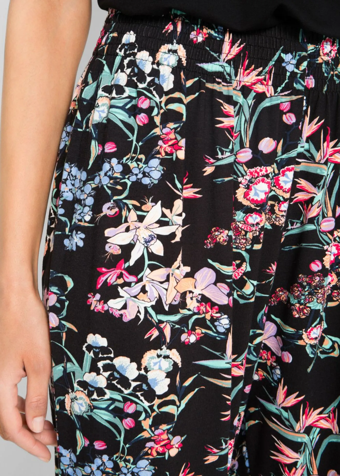 Pantalón bombacho de mezcla de viscosa Mujer Pantalones