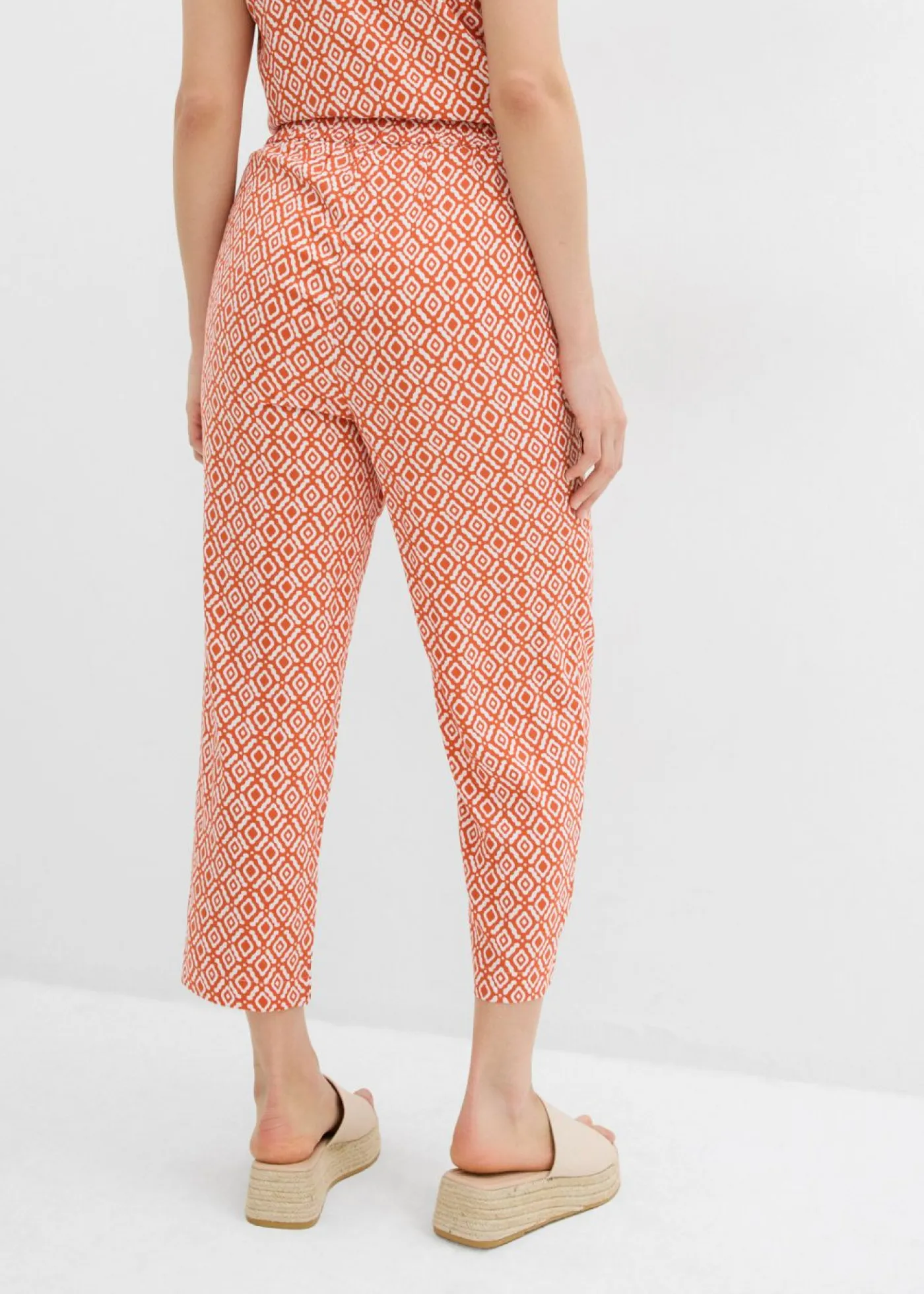 Sale Pantalón bombacho de viscosa Mujer Conjuntos De Ropa|Pantalones
