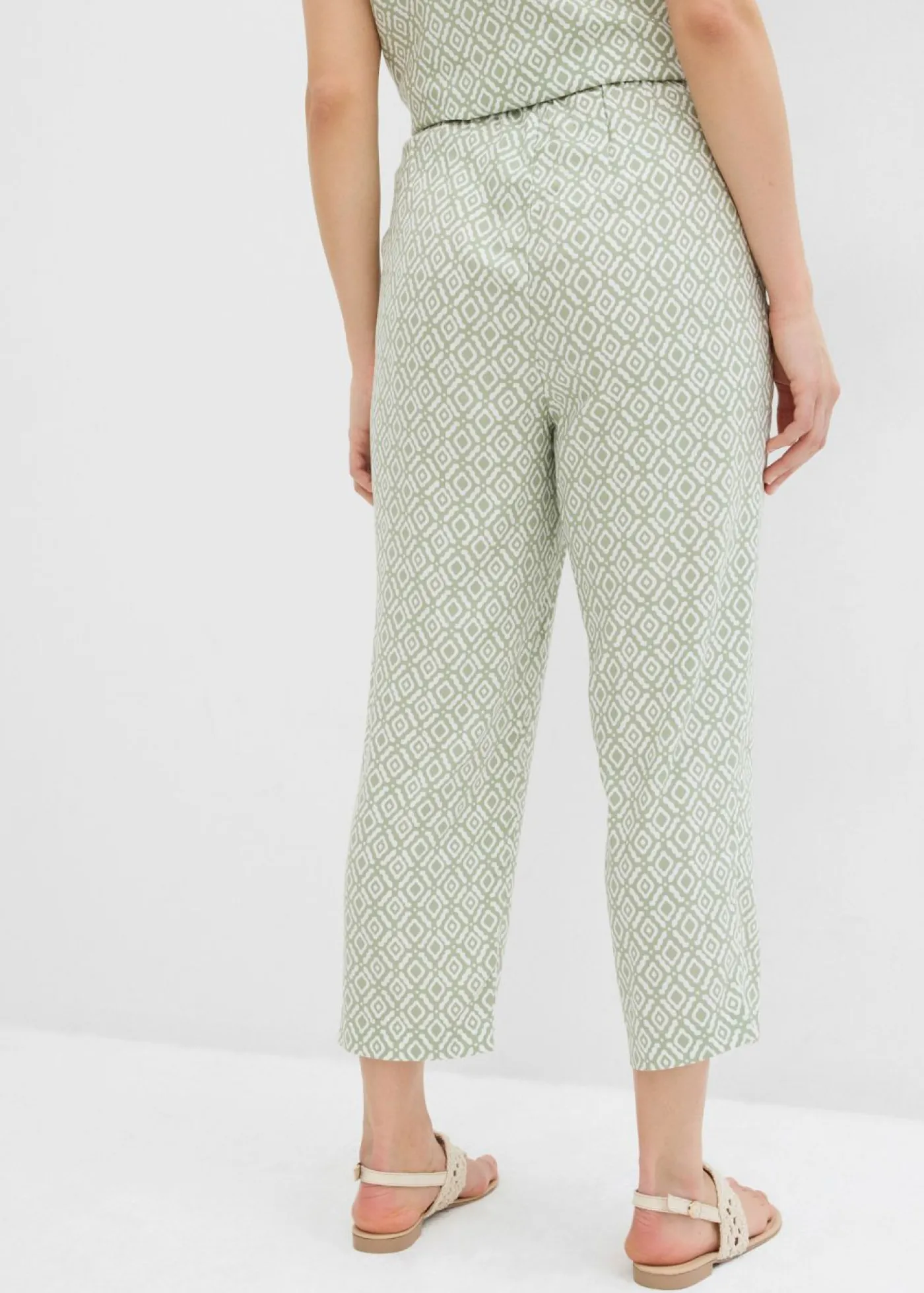 Pantalón bombacho de viscosa Mujer Conjuntos De Ropa|Pantalones
