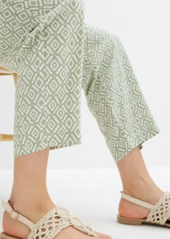 Pantalón bombacho de viscosa Mujer Conjuntos De Ropa|Pantalones
