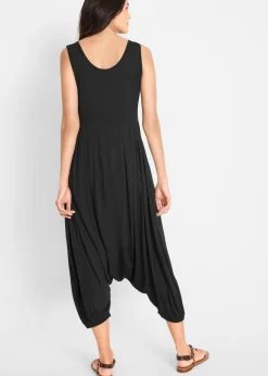 Discount Pantalón bombacho tipo mono de punto de mezcla de viscosa Mujer Monos