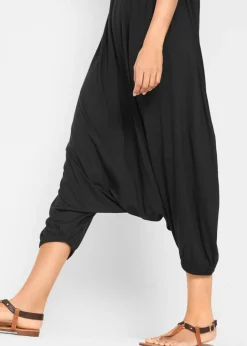Discount Pantalón bombacho tipo mono de punto de mezcla de viscosa Mujer Monos