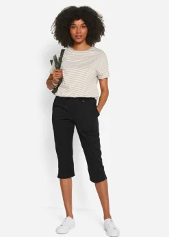 Sale Pantalón capri con cordón Mujer Pantalones