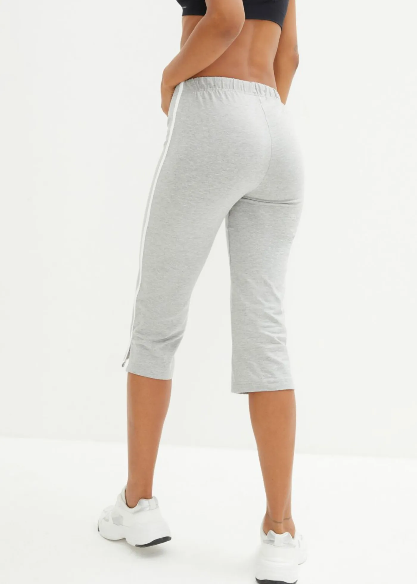 Hot Pantalón capri de algodón con elástico (2 unidades) Mujer Básicos|Ropa Deportiva
