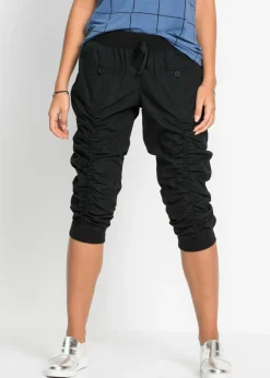 Best Pantalón capri de algodón puro Mujer Pantalones