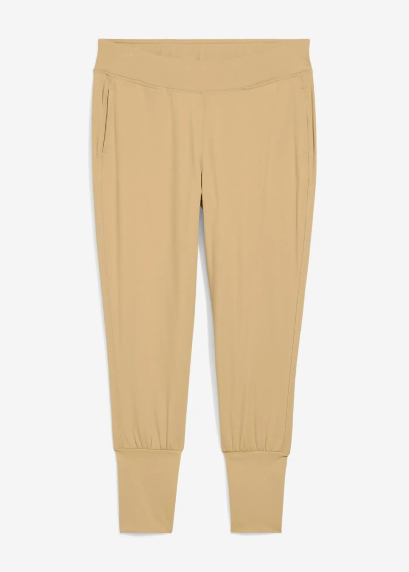Pantalón capri de material suave Mujer Pantalones