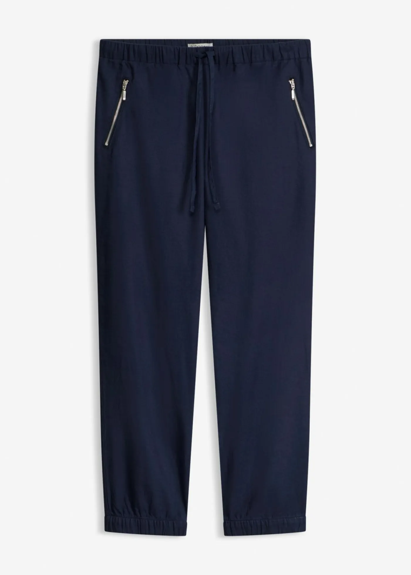 Clearance Pantalón capri de mezcla ligera de lino Mujer Pantalones|Novedades