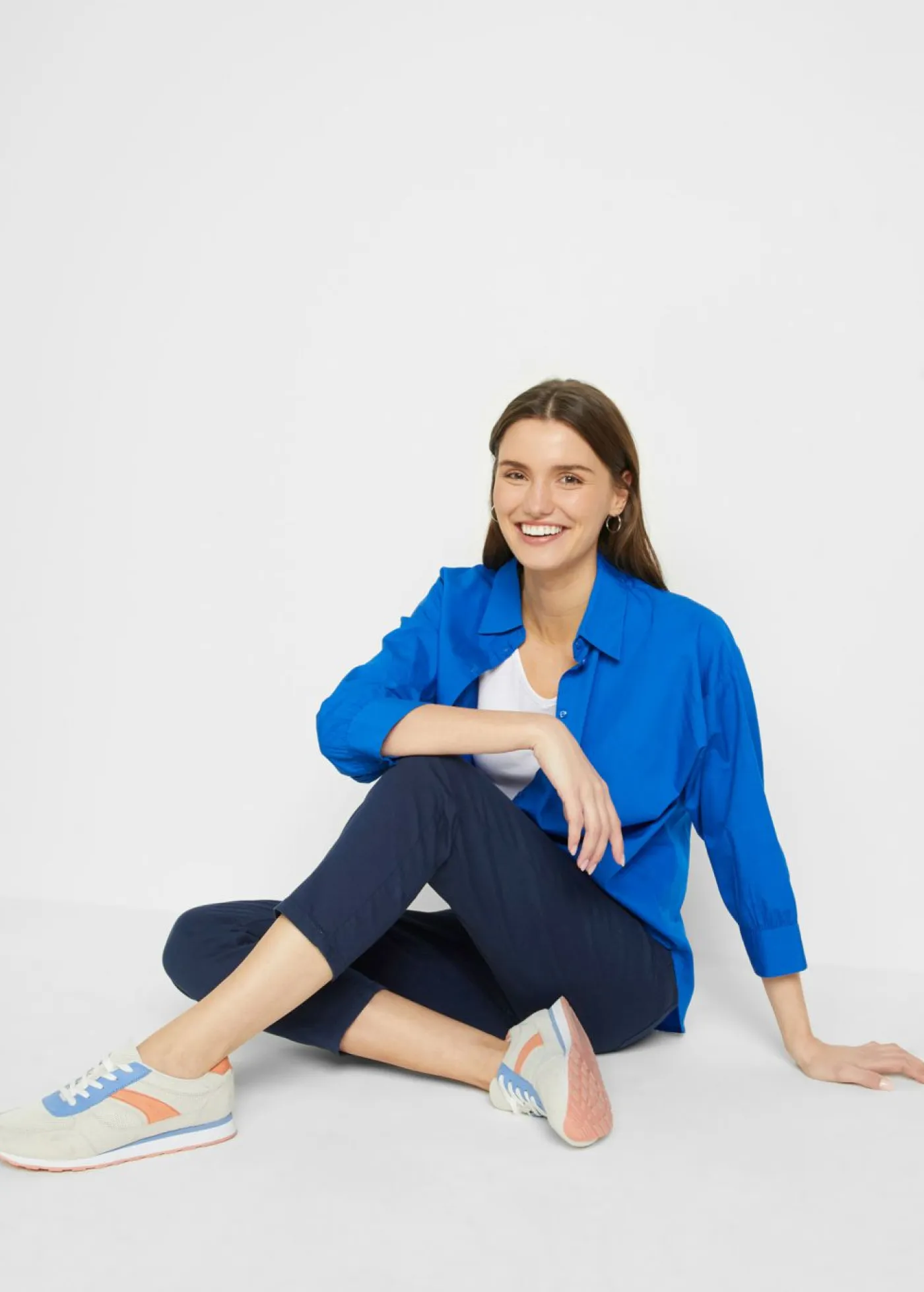Clearance Pantalón capri de tiro alto Mujer Pantalones|Novedades