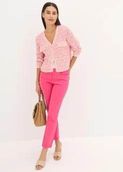 New Pantalón capri sin cierre con elástico Mujer Pantalones|Novedades
