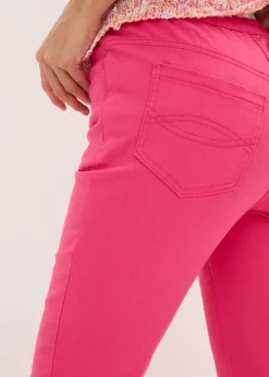 New Pantalón capri sin cierre con elástico Mujer Pantalones|Novedades