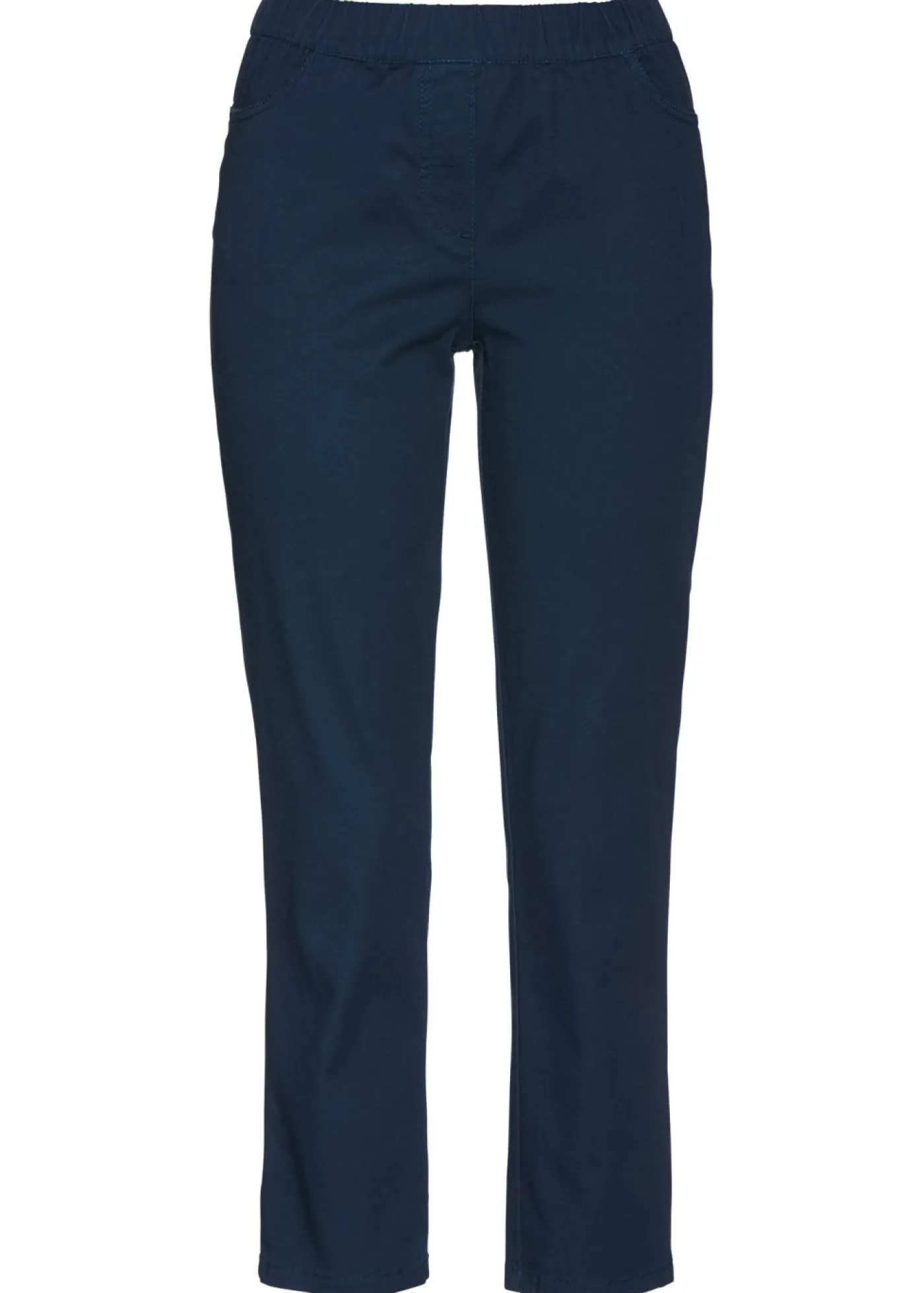 Clearance Pantalón capri sin cierre con elástico Mujer Pantalones|Novedades