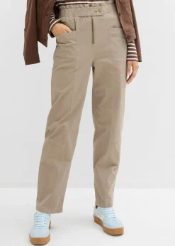 Sale Pantalón cargo de sarga Mujer Pantalones