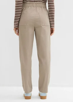 Sale Pantalón cargo de sarga Mujer Pantalones