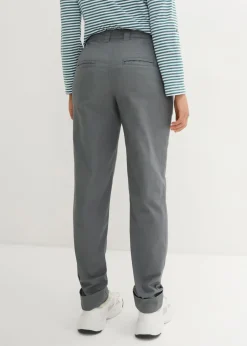Discount Pantalón chino de algodón hasta el tobillo Mujer Pantalones|Tallas Pequeñas