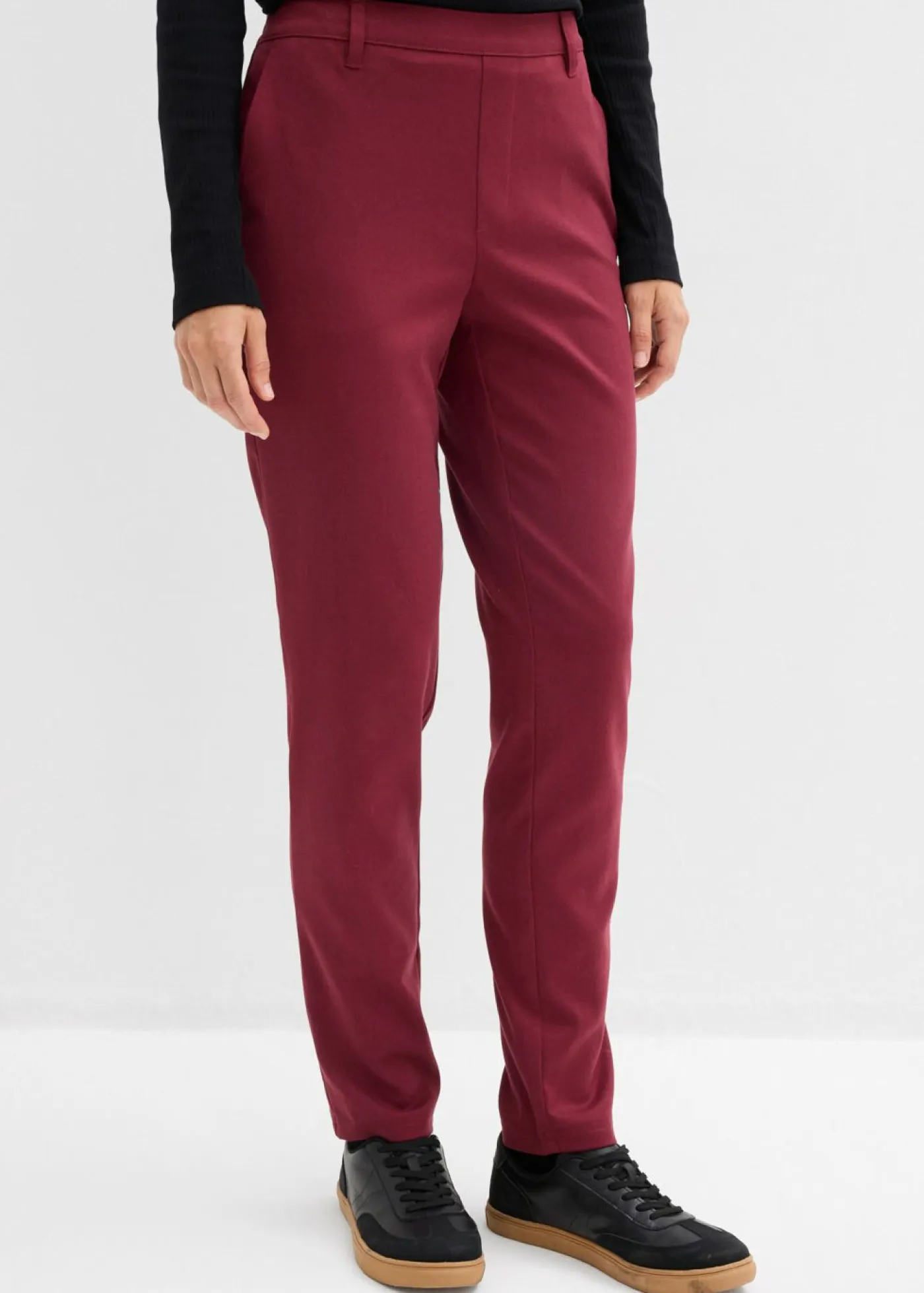 Pantalón chino de mezcla de viscosa Mujer Pantalones