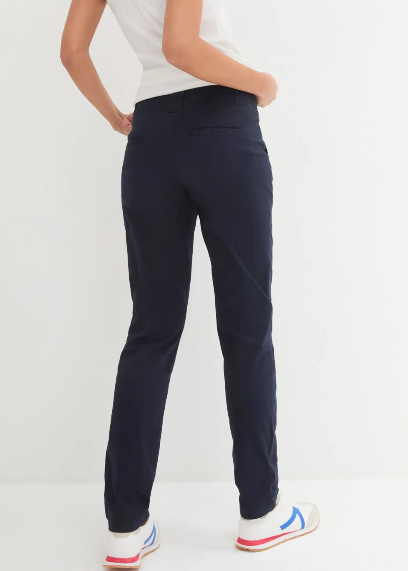 Clearance Pantalón chino elástico Mujer Pantalones|Tallas Pequeñas