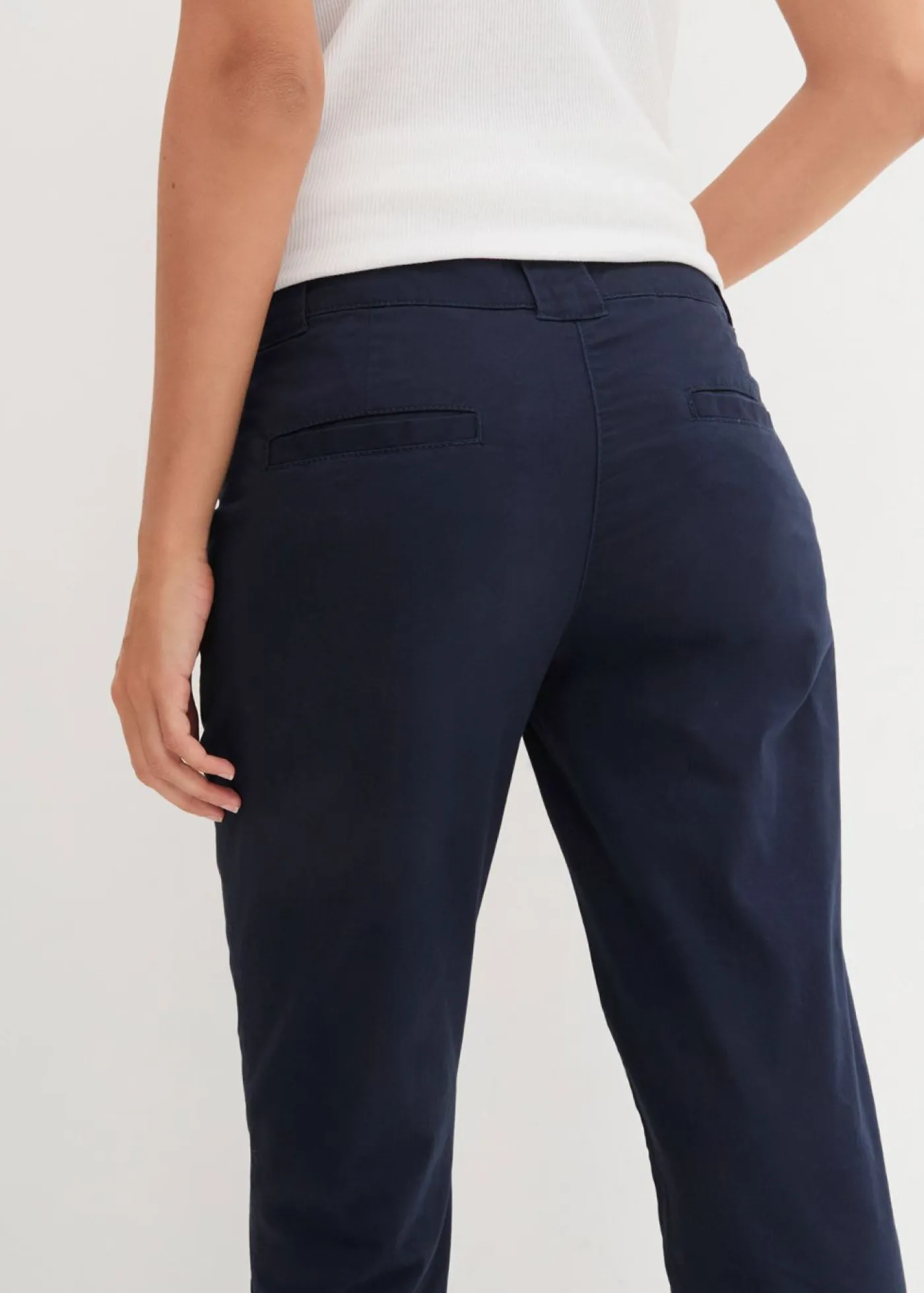 Clearance Pantalón chino elástico Mujer Pantalones|Tallas Pequeñas