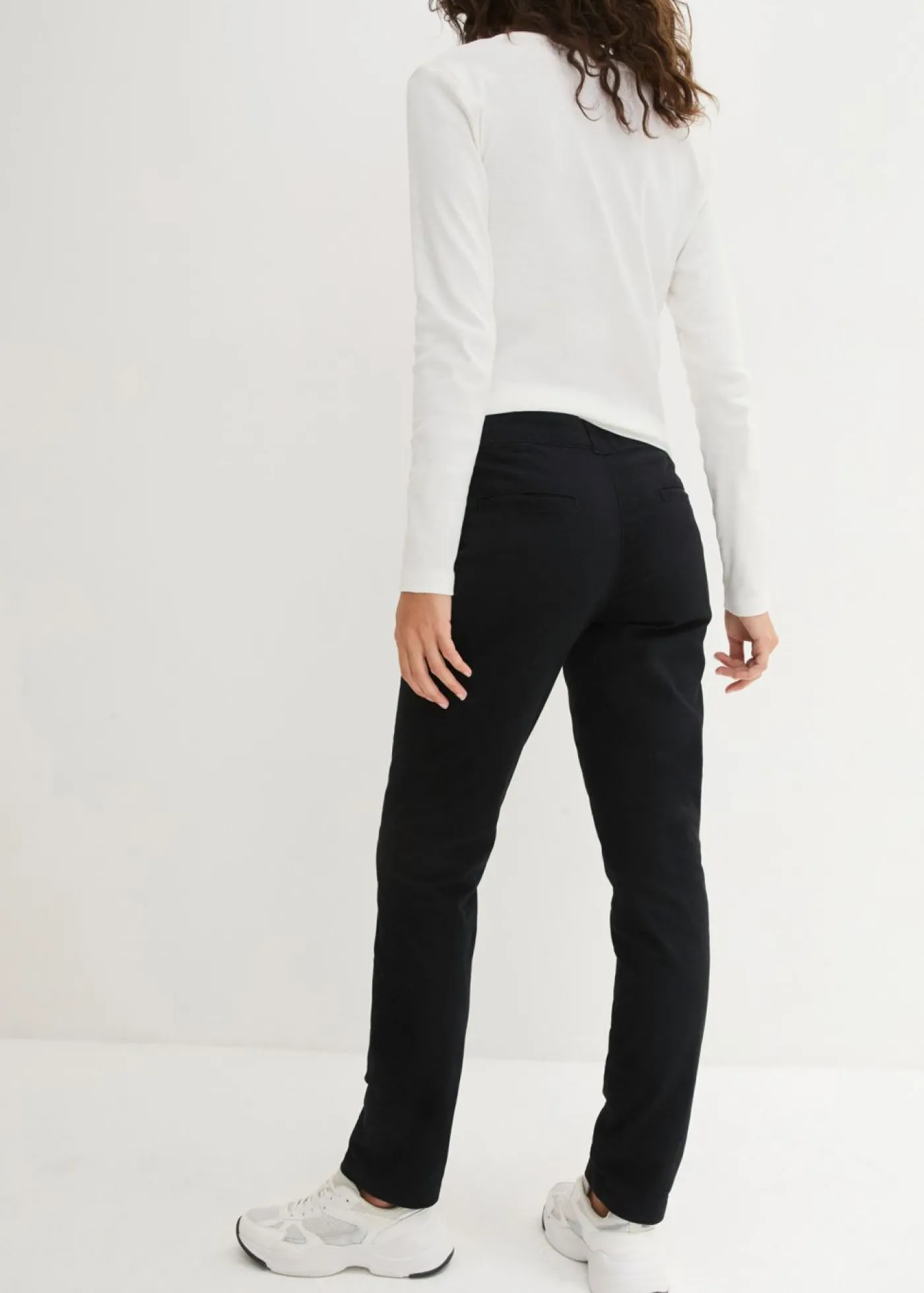 Sale Pantalón chino elástico Mujer Pantalones|Tallas Pequeñas