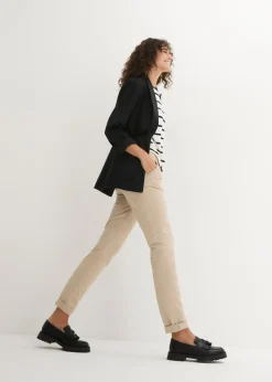Hot Pantalón chino elástico Mujer Pantalones|Tallas Pequeñas