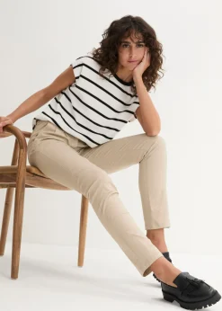 Hot Pantalón chino elástico Mujer Pantalones|Tallas Pequeñas