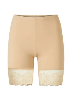 New Pantalón ciclista antirrozaduras de poliamida con piernas de encaje Mujer Shorts Moldeadores|Medias, Panties Y Calcetines