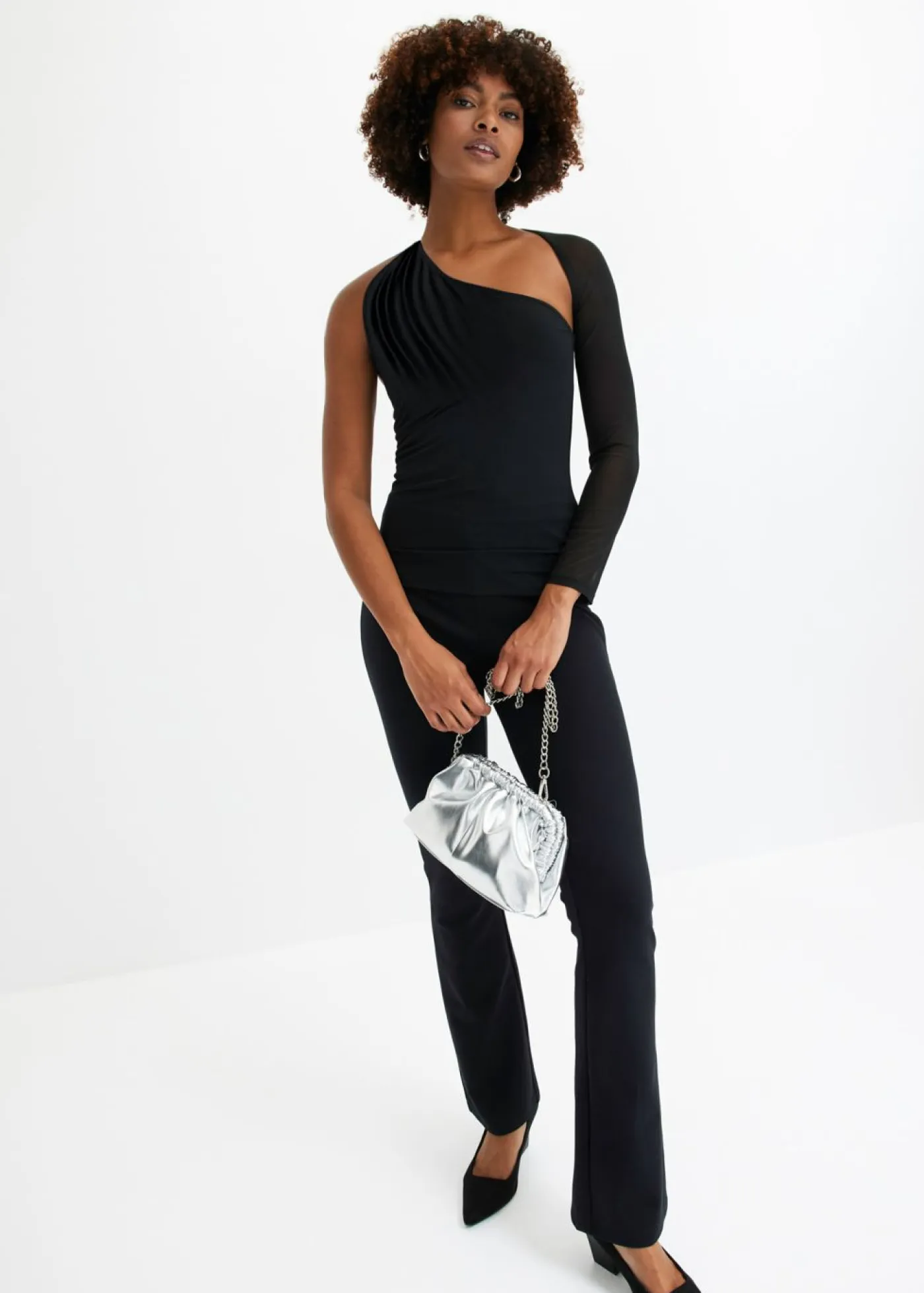 Outlet Pantalón cómodo de Punto di Roma Mujer Pantalones|Tallas Pequeñas