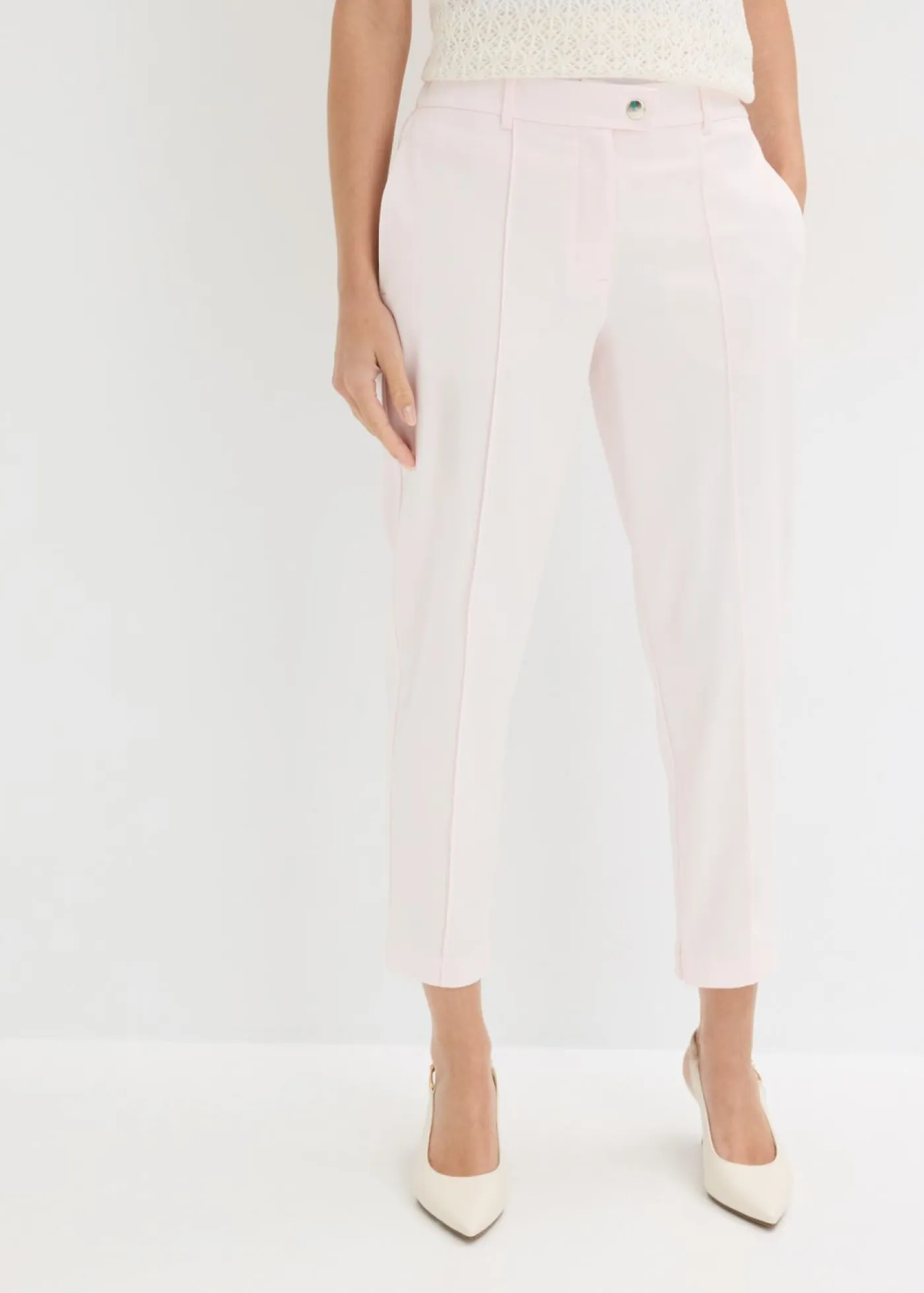 Pantalón con cintura cómoda Mujer Pantalones|Novedades
