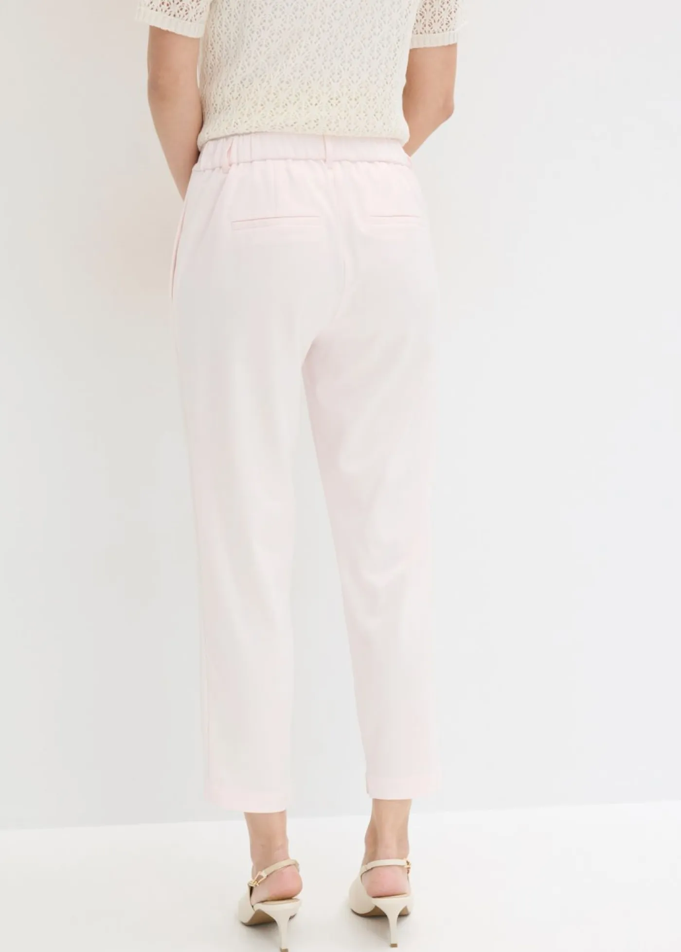 Pantalón con cintura cómoda Mujer Pantalones|Novedades